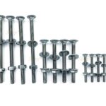 Storp Stainless Steel Hex Nut Head Screw Set – 12 Pcs (2", 3", 5") for Furniture, Doors & Cabinetsv