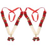 RJ Sales & Promotions artificial flowers photo garland (Pack of 2), 12inch