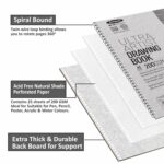Anupam Ultra Artist Book A3 Size | Wiro Binding Lay-Flat Design Notebook | Acid Free Optimal Coarse Texture | 200 GSM | 25 Sheets, 50 Pages | Ideal for Drawing, Sketching, Design & Architecture