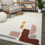 FRESH FROM LOOM Royal Heritage Edition Large 36 x 60 Inch Carpets for Home,Premium Shaggy Fur Rug Runner,Anti-Skid Bedroom Carpet, Premium Carpets for Living Area Office Sofa Room (3x5 feet), Multicolor