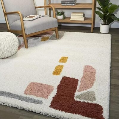 FRESH FROM LOOM Royal Heritage Edition Large 36 x 60 Inch Carpets for Home,Premium Shaggy Fur Rug Runner,Anti-Skid Bedroom Carpet, Premium Carpets for Living Area Office Sofa Room (3x5 feet), Multicolor