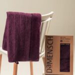 DAMENSCH 100% Cotton Towel, Super Soft Towels for Bath Large Size, Ultra Absorbent, Quick Dry Towel for Women, Long Lasting Colors Towels for Bath Men-Midday Maroon