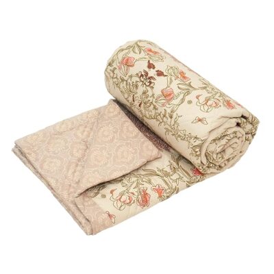 Reversible AC Comforter Single Bed King Size Quilt Blanket for Summer