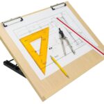 Isomars Foldable A2 Drawing Board with Adjustable Angles & Clips