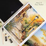 MENORAH Paper - A3 - Sketch Book For Artist - 180Gsm-(100 Pages / 50 Sheets) - Handmade- Hard Bound - Drawing Notebook, (42.0 Cm X 29.7 Cm)- Sketchbooks- Portrait, Oil Paint