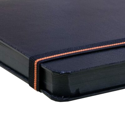 MENORAH A4 True Black Artist Sketchbook - 250 GSM Hard Case Bound - 84 Pages/42 Sheets - (21.0 x 29.7 cm) Drawing Journal (Landscape)
