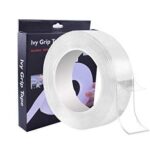Ayan 3MM Grip tap Double Sided Nano Adhesive Tape, Heavy Duty - Multipurpose Removable Traceless Mounting Adhesive Tape for Walls, Strong Sticky Strips Gel