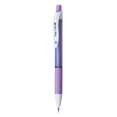 FLAIR Clixx Medium 0.7 mm Mechanical Pencil Pouch Pack | Triangular Barrel for Relaxed Drawing | Free One Lead Tube with Each Pencil | Light Weight with Comfortable Grip | Pack of 10