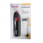 Levin THE NEXT LEVEL IN OFFICE STATIONERY 8306 Electric Eraser with 16 Refills, Battery Operated Eraser, Electric Eraser Kit for Artists, Art Pencils, Drawing, Sketching, Drafting, White