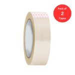 BOPP Transparent Tape | 65meter Length X 24mm Width | 42Micron High Strength Self-Adhesive Tape for Strong Hold | Perfect for Office, Packaging, DIY, Shipping & More (Pack of 2)