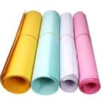 FIRST CLICK Pack of 20 Multi-Color Chart, Smooth Multi-Color Chart Paper Sheets Used in art and craft, projects, Posters 70x55cm, 200 GSM Set of 4 each sheet Pink, Mint Green, White, Yellow and Sky Blue