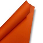 Orange Chart Sheets - Pack of 5, A1 Big/Full Size Size Pastel Sheets Art & Craft DIY Projects, Plain/Unrulled, Size: 72x56 Centimeters, 200 GSM Thickness.