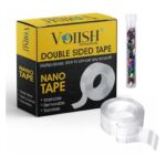 Nano Gel Tape Double Sided Adhesive Tape 3 Meter Multipurpose Super Sticky Gel Grip Mounting Tape, Washable, Reusable, Home & Office sparkles DIY (Pack of 1)