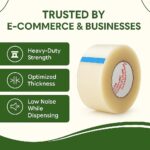 ELA 555 2-Inch Jumbo Cello Tape, 500 M Length, Transparent