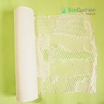Eco Cushion Honeycomb Paper Roll | Paper Bubble Wrap | 50M x 15" Roll | Eco-friendly Packaging | Expandable up to 75M | Eco Friendly Bubble Wrap in White