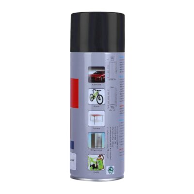 Cube Gloss Black Spray Paint | 400 mL | for Metal, Plastic, Wood, Car & Bike | Fast Drying, Brilliant Finish, No CFCs, Interior & Exterior Use
