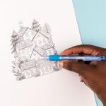 Tombow 57336 Mono Knock Eraser, Blue. Easy to Use Pen-Style Eraser with Rubber Grip