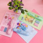 TERA 13 Unicorn Electric Eraser With 12 Refill Electronic Rubber for Kids (3 Pcs) | Cordless Small Eraser | Stationery for Drawing | Arts and Crafts Erasers