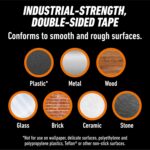 Gorilla Heavy Duty, Extra Long Double Sided Mounting Tape, 1" x 120", Black, (Pack of 1)