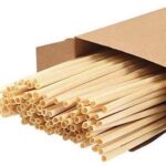 TUGS 100% Wheat Grass Straws - Pack of 100, Natural Eco Friendly Biodegradable Drinking Straws - Disposable, Safer, Healthier than Reusable Bamboo Straws