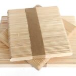 RJV Global Wooden Color Ice Cream Popsicle Sticks for Art and Crafts Pack of 100 Pcs.