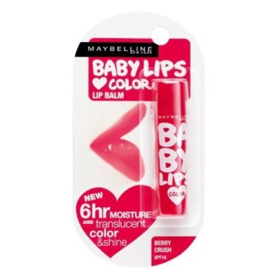 Maybelline Baby Lips Color SPF 16 Lip Balm 4.5g : Berry Crush
