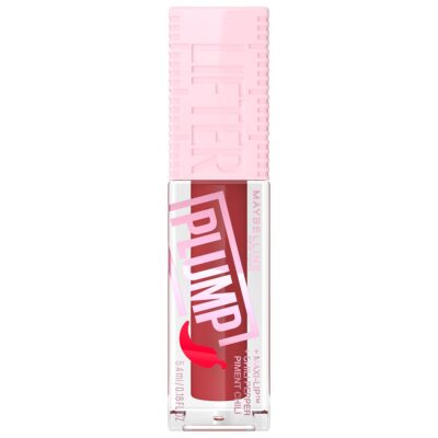 Maybelline New York Lifter Plump - Plumping Lip Gloss, Hot Chili, 5ml