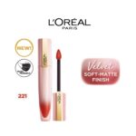 L'OREAL PARIS High-Glossy Chiffon Signature Liquid Lipstick - 221 I Reach Out, 7 Ml
