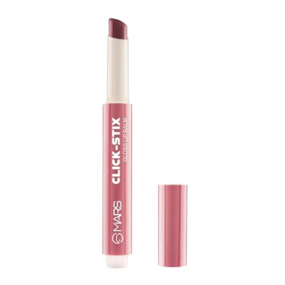 MARS Click Stix Gloss Lip Balm (2.0 gm) (06-ROSE DUSK) | High Pigmented | Ultra-Glossy Finish | Non-Sticky | Hydration | Enriched with Cocoa Butter