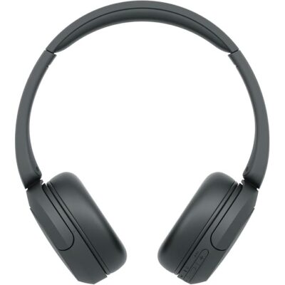 Sony WH-CH520 Wireless Headphones, Bluetooth Compatible, Lightweight Design, Approx. 5.0 oz (147 g), Dedicated App Compatible with Equalizer, Customizable to Your Favorite Sound Quality, Black, Small