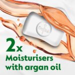 Dettol Skincare Moisturizing Beauty Bathing Soap Bar with Argan Oil (400gm) | Softer Skin, 100gm, Pack of 4