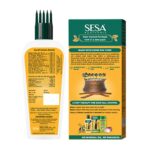 SESA Ayurvedic Hair Oil With Bhringraj & 17 Rare Herbs With Coconut | 4 Nourishing Oil For Hair Growth Help Control Hair Fall with Easy Applicator | Women and Men (400 ml)