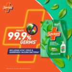 Savlon Herbal Sensitive Germ Protection Liquid Handwash Refill Pouch, 1.3L ph Balanced
