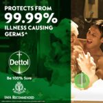 Dettol Original Germ Protection Bathing Soap Bar (625gm) | Kills 99.99% germs, 125gm , Pack of 5