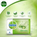 Dettol Bathing Soap Aloe Vera, 100gm, Pack of 5