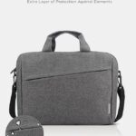 Lenovo Casual Laptop Briefcase T210 (Top loader) 39.62 cm (15.6-inch) Water Repellent Black, Sleek Design, Lightweight, Office Use, Grey
