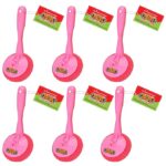 BEAR GRIPS Nylon Bush with Handle for Sink wash Basin Cleaning for Bathroom and Kitchen Cleaning - Pack of 6