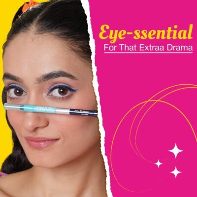 SWISS BEAUTY CRAZE It's Extraa Duo Matte Pencil Kajal with Vitamin E | 2-in-1 Shades | Highly Pigmented | Smudge-Proof | With Precise Tip | Shade- Pretty Little Liars, 2.6g |,Multicolor