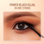 SWISS BEAUTY You & Eye Power Black Pencil Kajal | Waterproof & Smudge-Proof | 24 Hour Stay | Matte Finish Black Kajal | 0.30gm