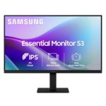 Samsung 24" (60.5 cm) 120hz Flat Monitor|IPS Panel|FHD 1080p (1920 x 1080)|120 Hz|5 ms|Dual HDMI Ports (2EA)|Super Slim Borderless Design|Game Mode|Eye Saver Mode|Wall Mountable|LS24F320GAWXXL|Black