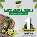 Dabur Amla Hair oil for Stronger, Longer and Thicker Hair -180ml