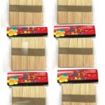 GOLD LEAF Ice Cream Sticks 300 Pcs Wooden Ice Cream Sticks Popsicle Sticks (Pack of 300 Pcs)