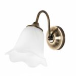 PHILIPS Lucidus Wall Light 1H Down E27 | Decorative Single Head Wall Mounted Lamp | Modern Accent Lighting for Living & Bedroom | E27 Holder | Pack of 1