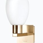 PHILIPS Muziris Wall Light 1H | Decorative LED Wall Lamp for Living Room, Bedroom & Hallway | Elegant Warm White Wall Light Fixture | Pack of 1