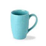 CELLO Tierra Nexus Color Big Horizon Mug Set of 1, 300ml, Light Blue | Scratch Resistant | Porcelain Tea, Coffee Mug Set | Dishwasher Safe | Ideal for Daily Use & Gifting | Big Mug