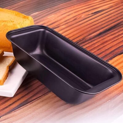 Zollyss Carbon Steel Rectangle Cake Bread Loaf Pan - 1 Piece, Black