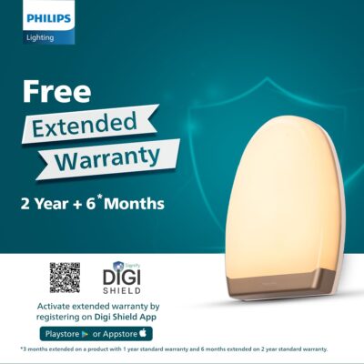 Philips 12W 3 Colours in 1 Decorative Wall Light | Dawn Gold Scene Switch Wall Light for Decoration | Colour : Tunable White, Pack of 1