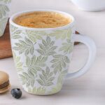 Larah by BOROSIL Maria Opalware Mug | Set of 1 Pcs Tea/Coffee Mugs, 400 ml Each | Microwave & Dishwasher Safe, Bone-Ash Free | Crockery Set Ideal for Daily Use & Gifting | White