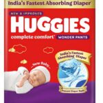 Huggies Natural Soft Premium Tape Diapers Small (S) Size 4-8kg Baby Diapers 30 Pieces