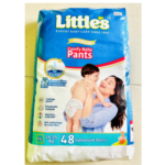 Little’s Comfy Baby Pants XXL Diapers (48 Pieces) – Soft Comfort, Secure Fit & Leak Protection for 15–25kg Babies